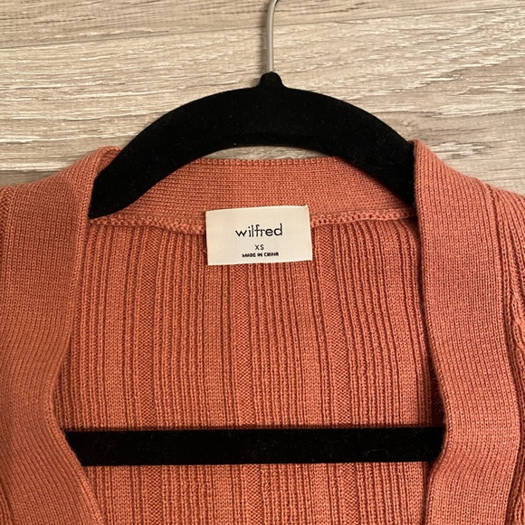 Wilfred plunge front cardigan - Picture 3 of 5